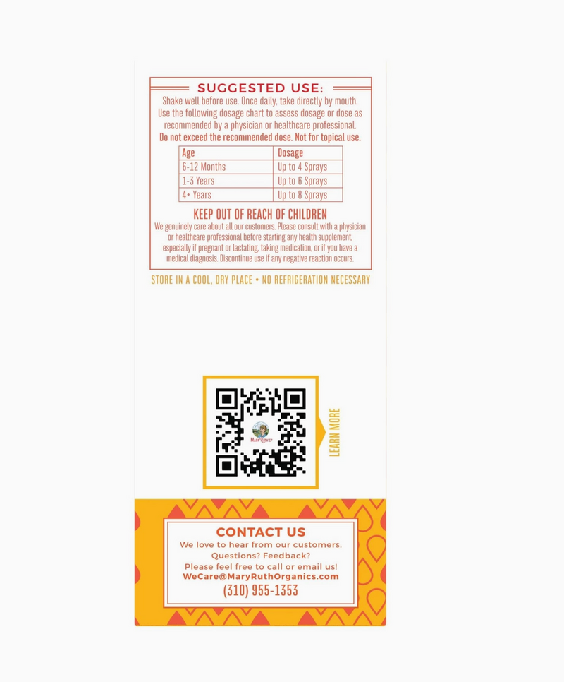 Mary Ruth Organic Vitamin D3 + K2 액상스프레이