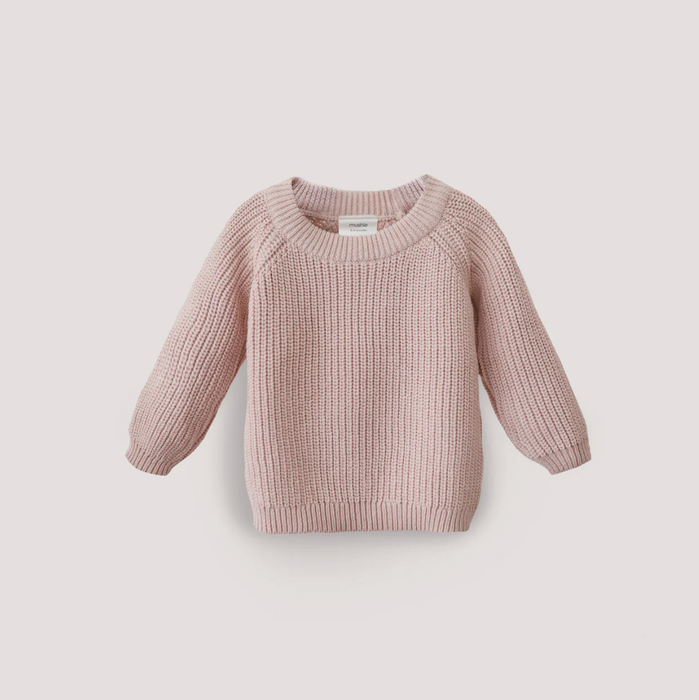 Chunky Knit Sweater - Blush