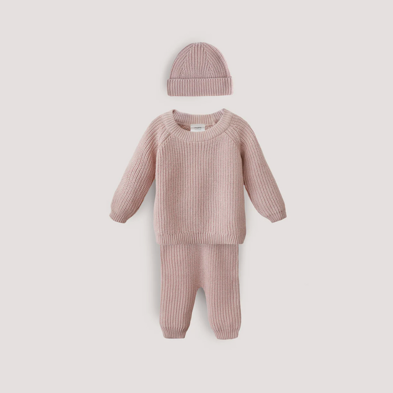 Chunky Knit Sweater - Blush