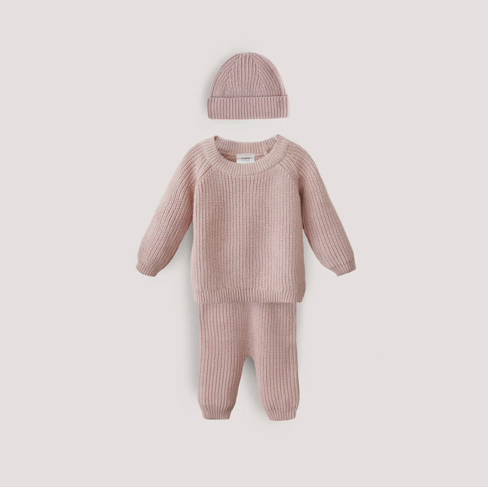 Chunky Knit Sweater - Blush