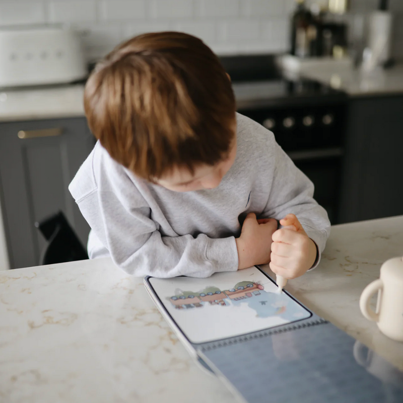 Vehicles Reusable Water Color Pad