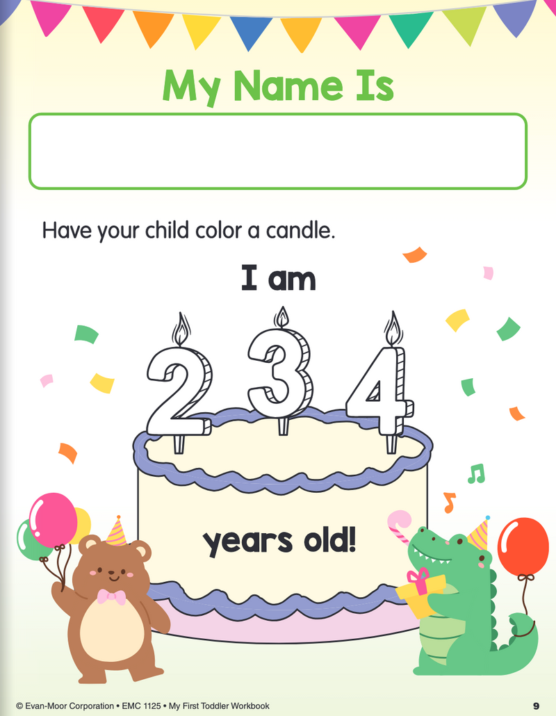 My First Workbook Set Age 3-5
