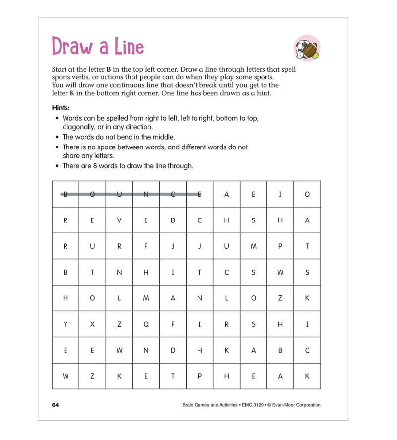 Brain Games Work Book 4세부터 11세 택1
