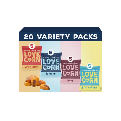 LOVE CORN Variety Pack 0.7oz X 20 Bags — The Mellowland