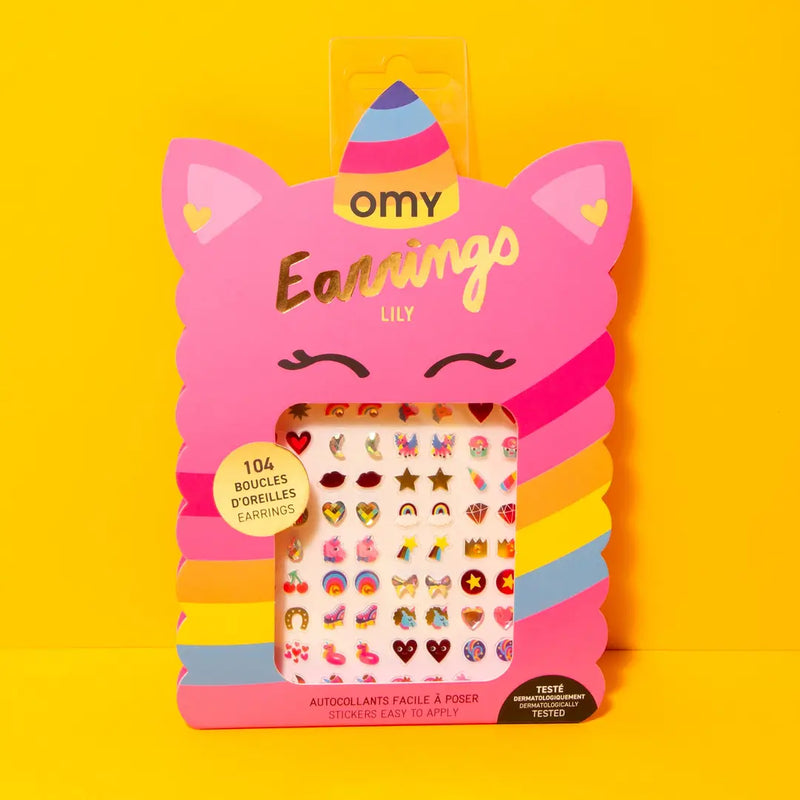 Kids Sticky Earrings - Unicorn