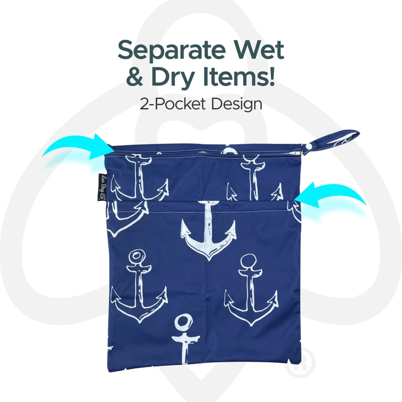 Extra Large Wet Bag (Tropical Green)