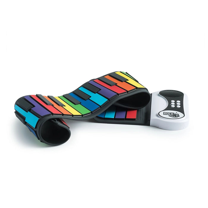 Rainbow Piano 49 Color Coded Keys + Songbook