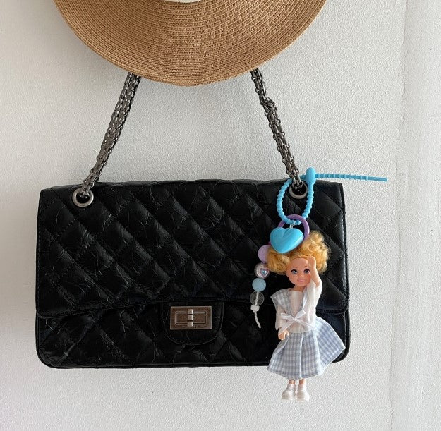 Key Ring Doll with Charms