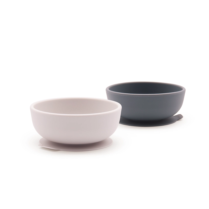 Silicone Suction Bowl Set - Cloud / Storm