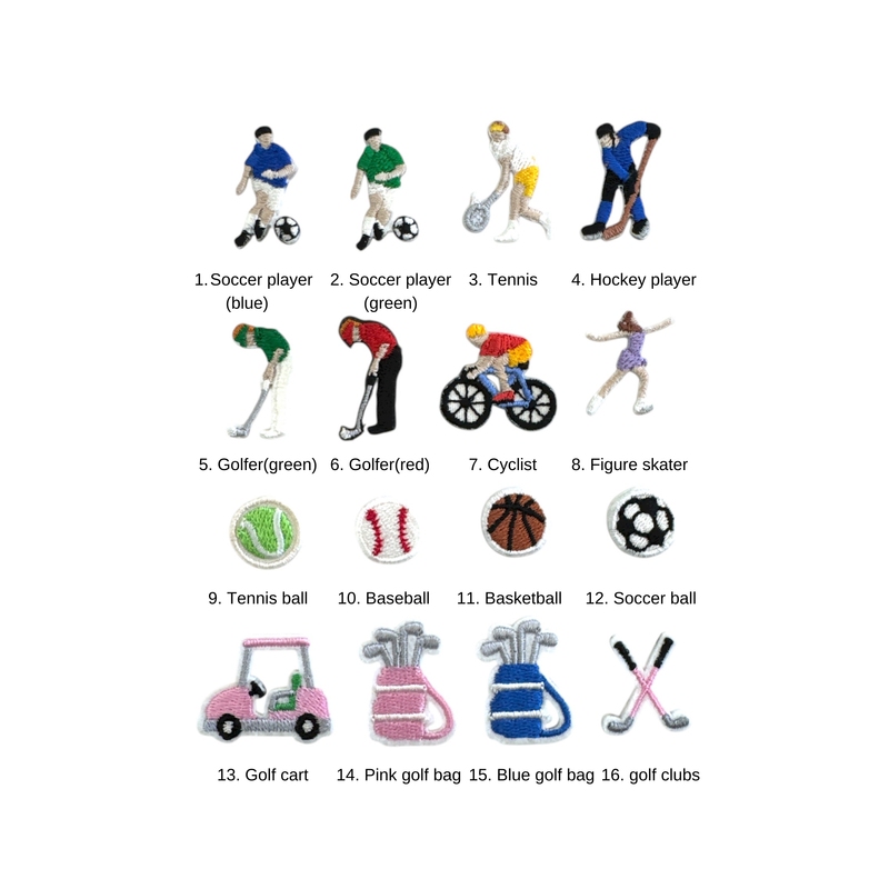 Sports Patch (Zone 1) Personalized Name Keychain