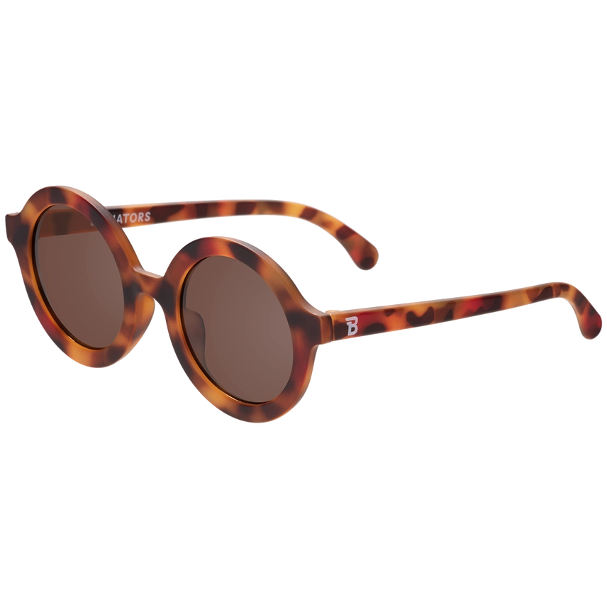 Tortoise Shell Euro Round Baby Sunglasses