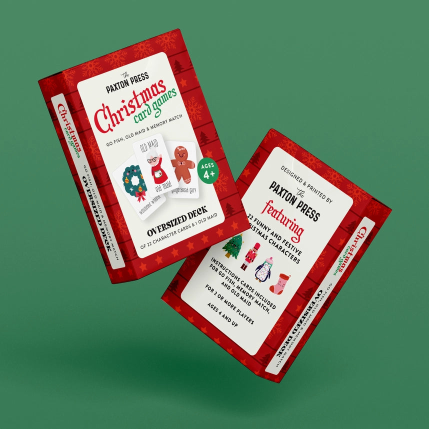 Christmas Jumbo Playing Card Deck (3 Games in 1)