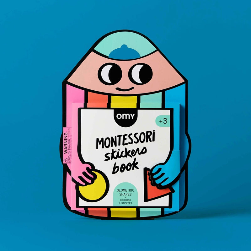 Montessori Stickers Book- Shapes