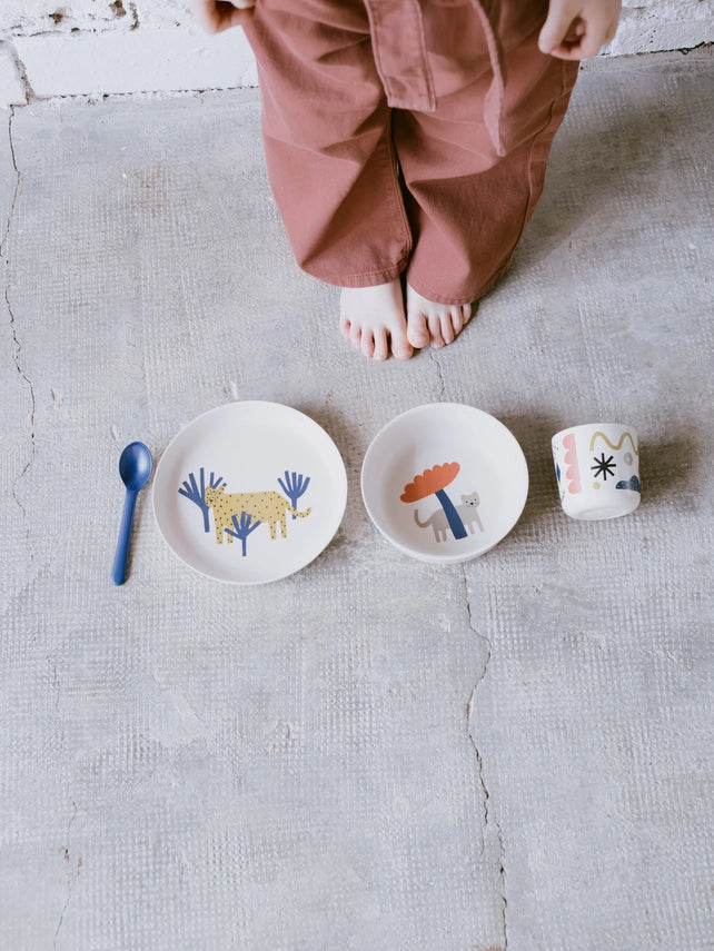 Kids Dish Set - Leopard