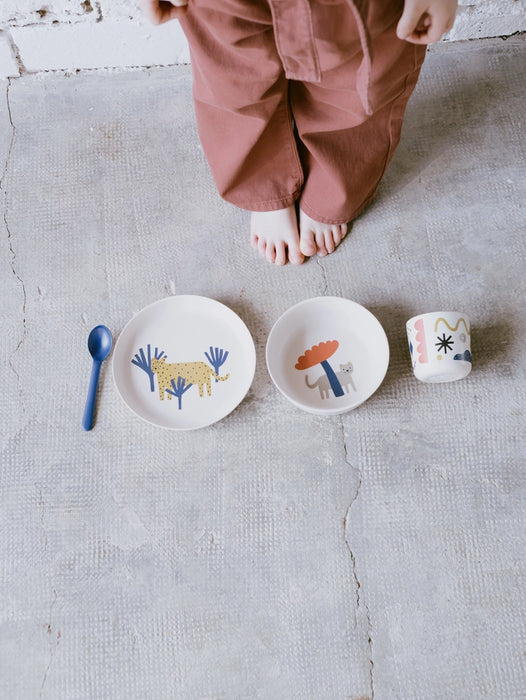 Kids Dish Set - Leopard