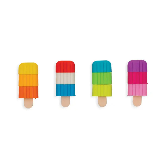 Icy Pops Scented Puzzle Erasers - Set of 4