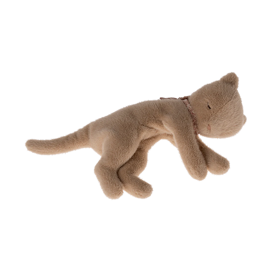 Plush Kitten, Medium - Cream Peach