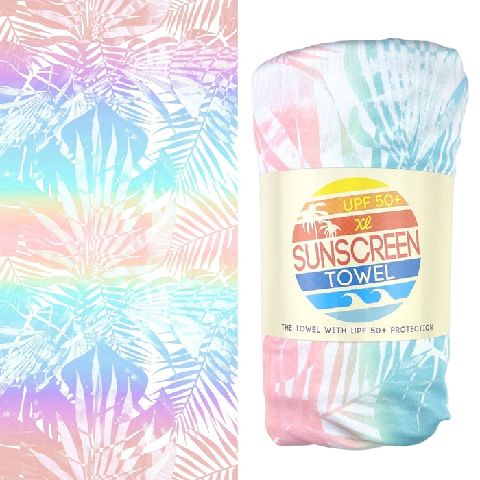 XL Oversized UPF50 Sunscreen Towel (Tropical Tie Dye)