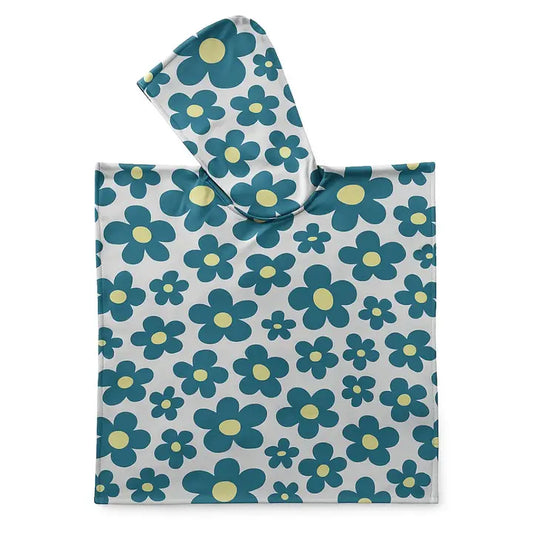 (Pre-order) Kids Hooded Upf50+ Poncho (Lagoona Lilies)