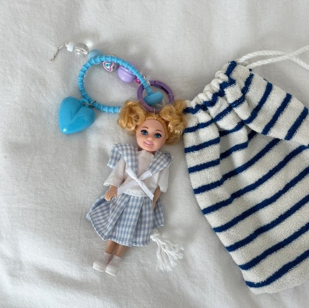 Key Ring Doll with Charms