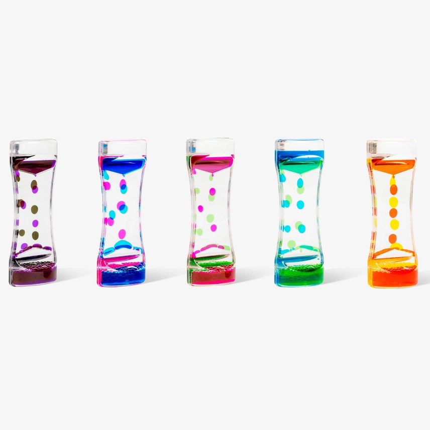 5 Sensory Liquid Motion Toy Timers