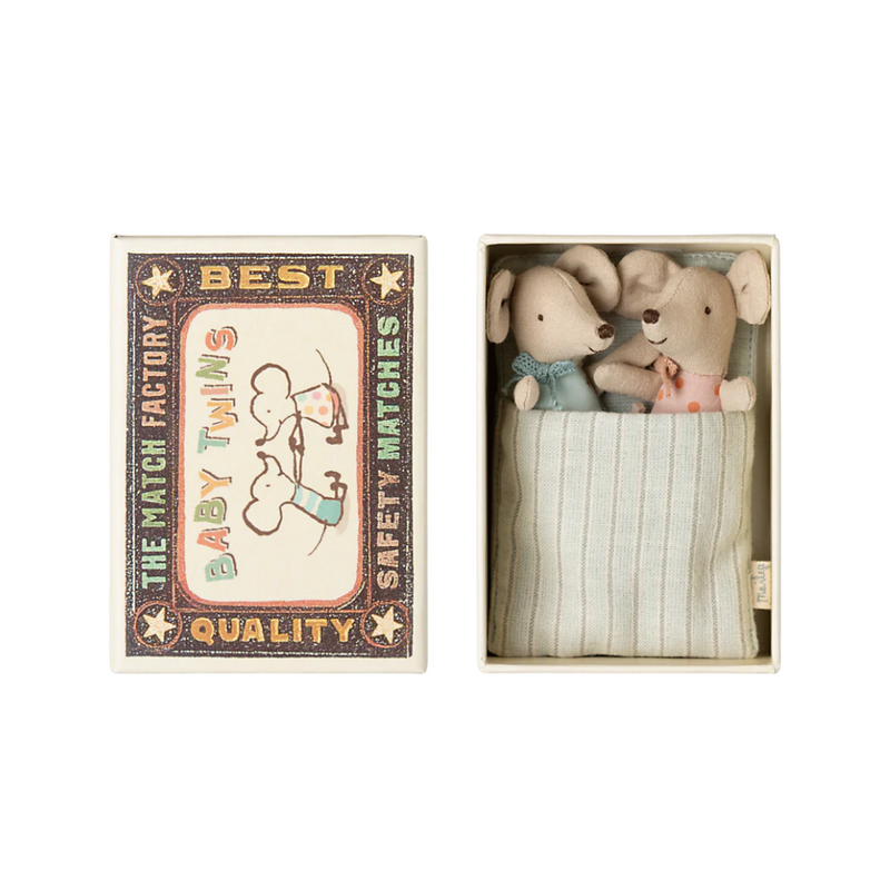 Twins, Baby Mice in Matchbox