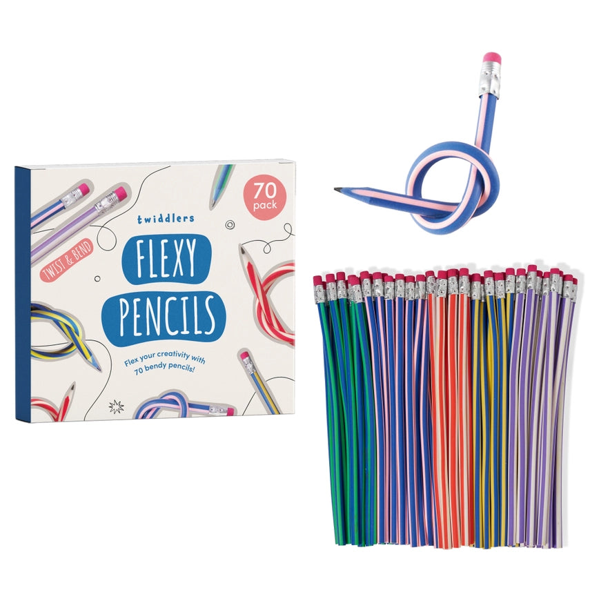 70 Bendy Pencils