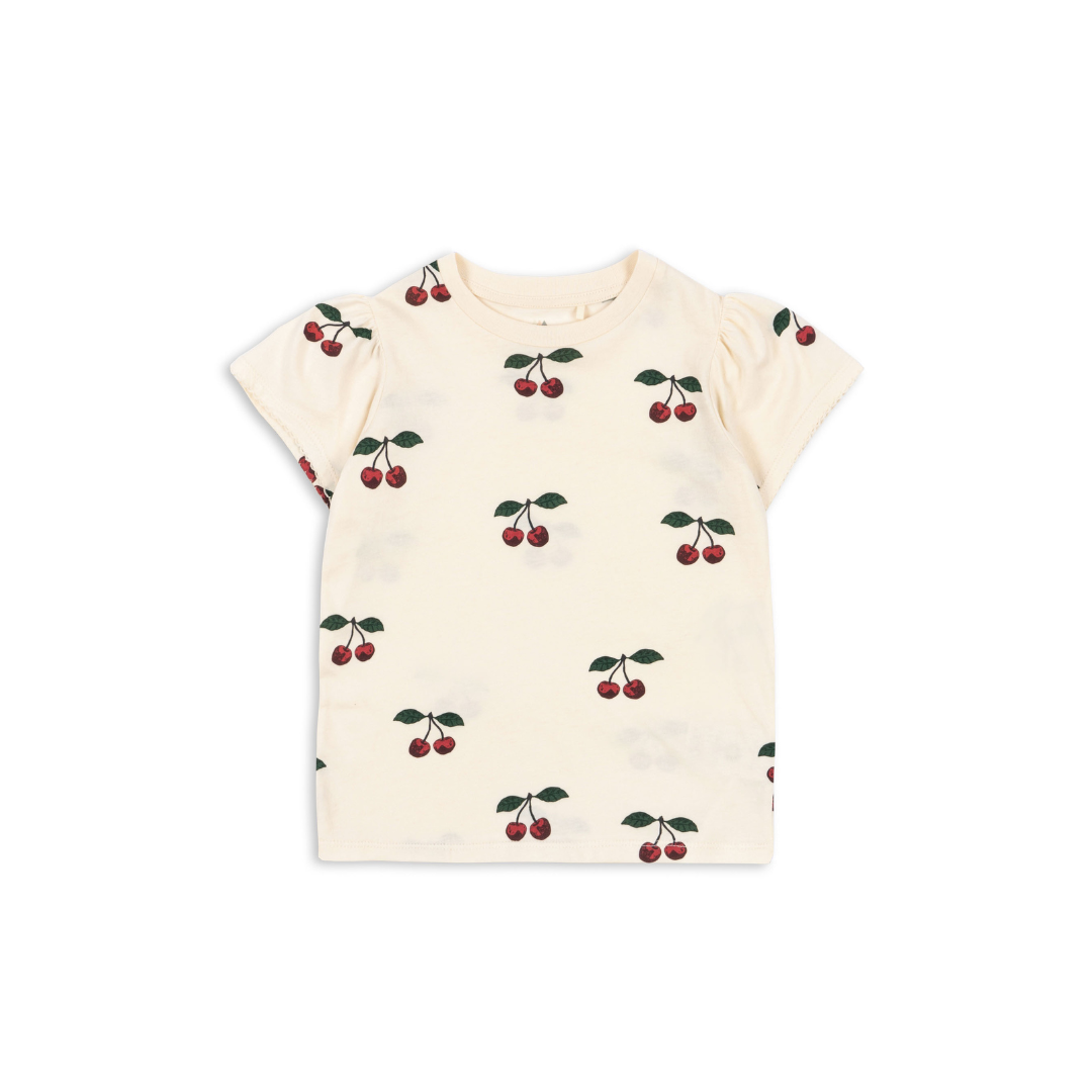 Famo Puff Tee Gots - Ma Grande Cerise