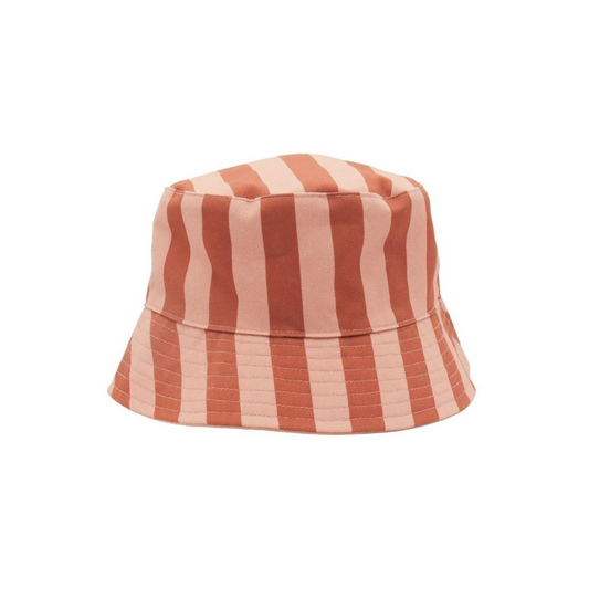 Reversible Bucket Hat - Stripes Sunset + Tierra