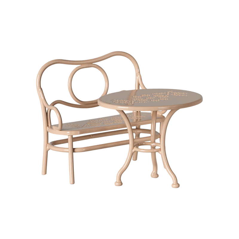 Café Set, Mouse, Big - Pale Pink