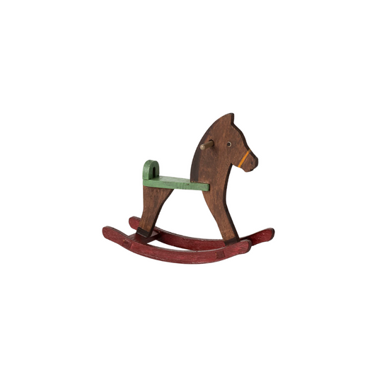 Rocking horse, Mouse - Dark brown