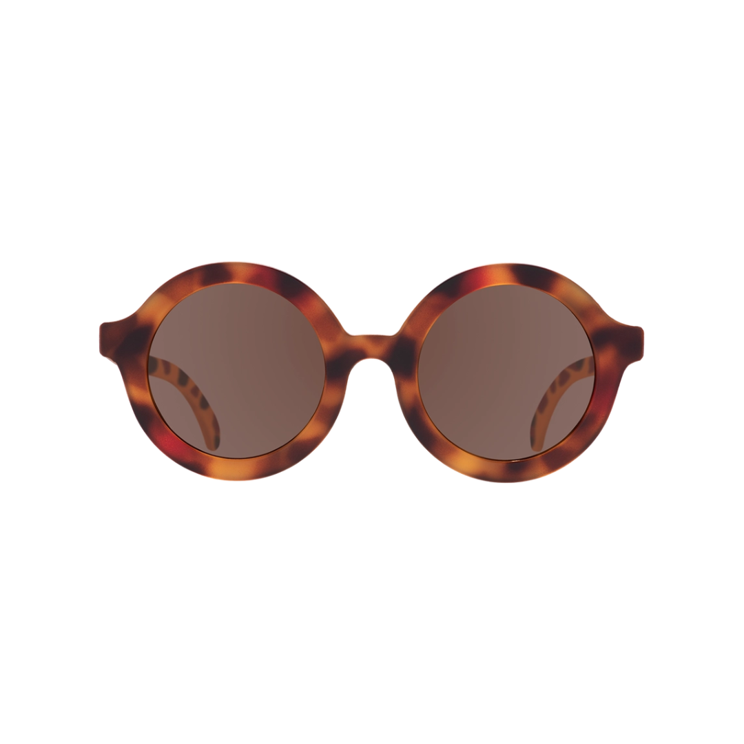 Tortoise Shell Euro Round Baby Sunglasses