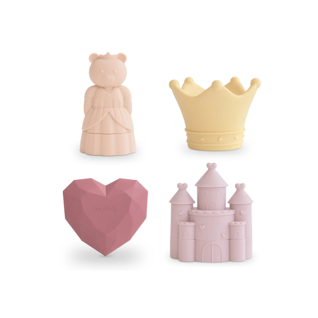 Princess Mold Free Bath Play Set - 4 Pack