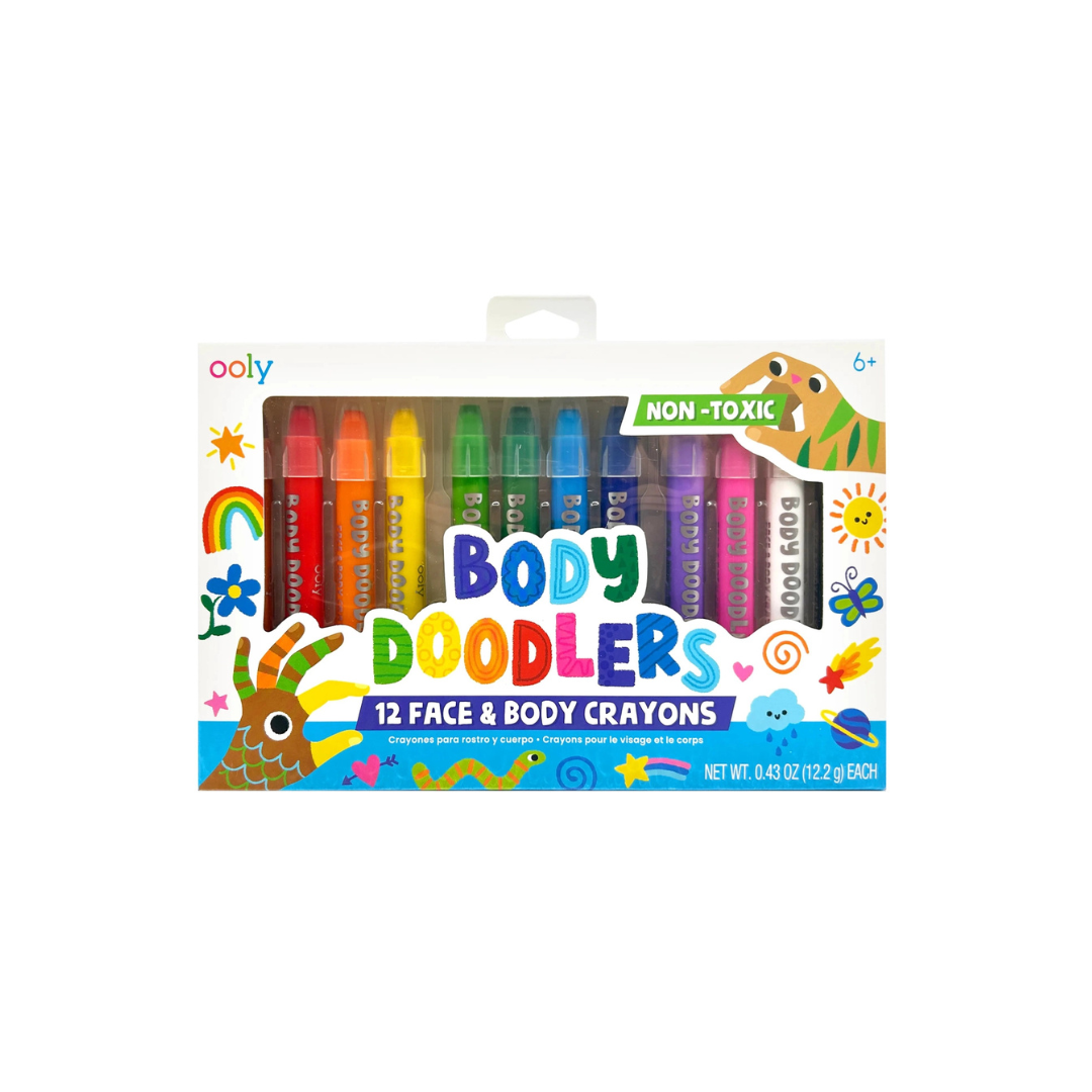 Body Doodlers Face & Body Crayons