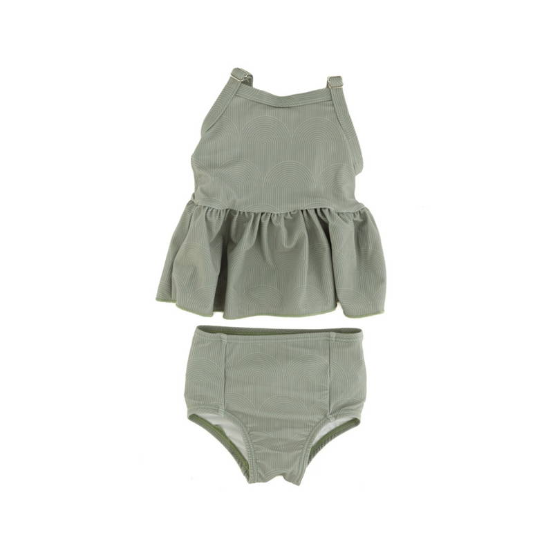 The "Sage" Swing Tank Bikini Set