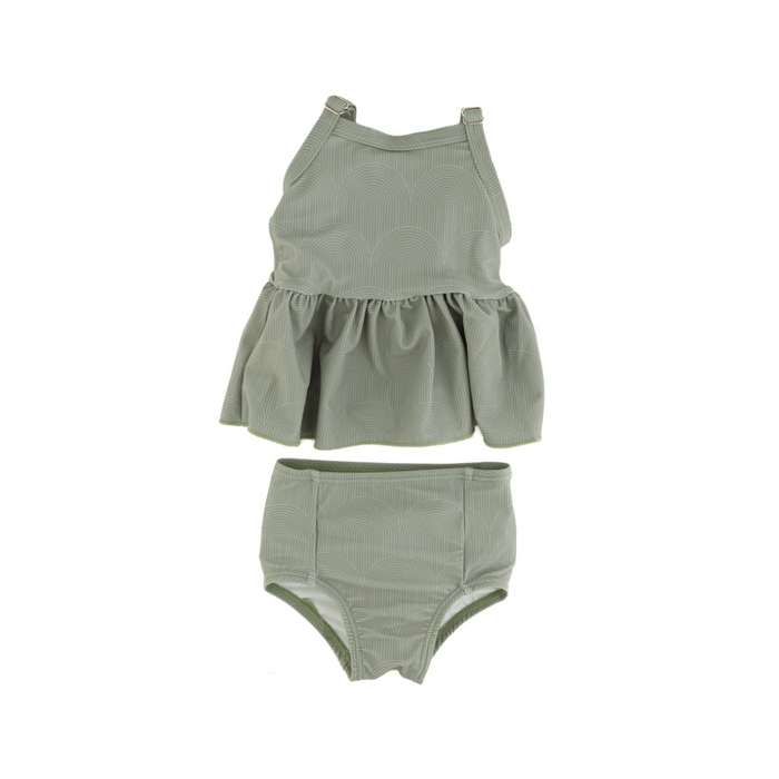 The "Sage" Swing Tank Bikini Set