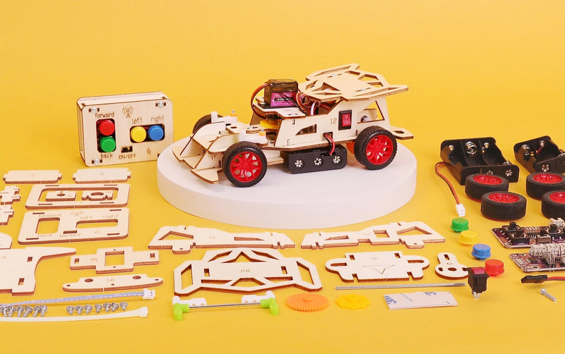 Steering Remote Controlled Car Diy Kit