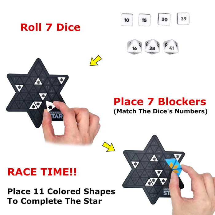 Genius Star - Award Winner 165,888 Solution Stem Puzzle Game