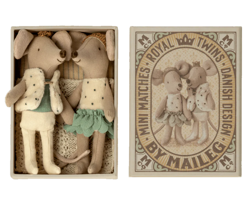 Royal Twins, Little Brother & Sister in Matchbox - Mint