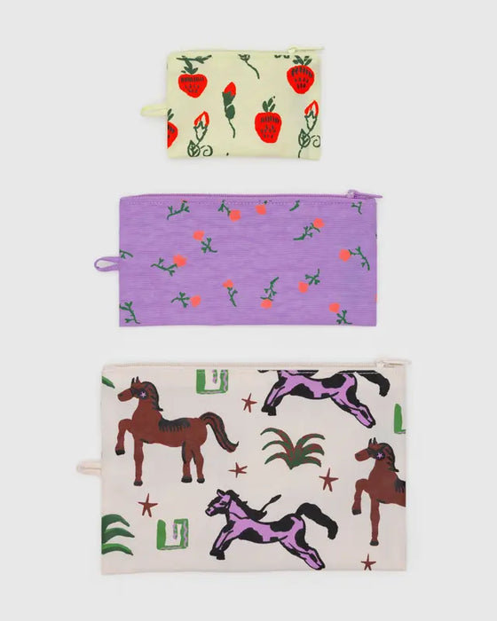 Flat Pouch Set - Painted Prairie