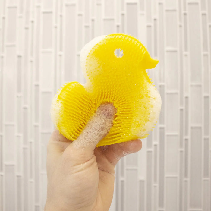 Silicone Duck Bath Scrub