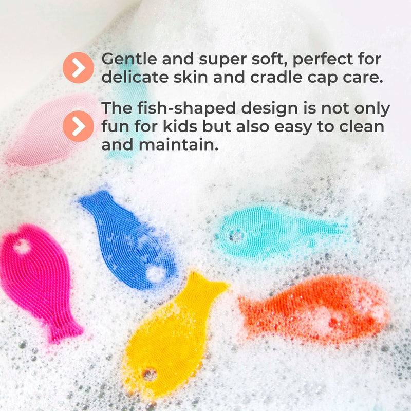 Silicone Fish Bath Scrub
