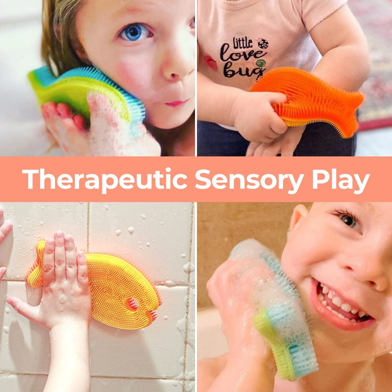 Silicone Fish Bath Scrub