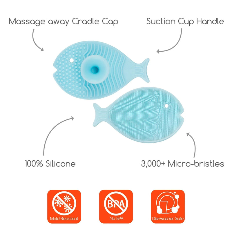 Silicone Mini Fish Scrub