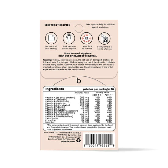 Kids Multi Patch - Rainbow Stars 키즈 종합비타민