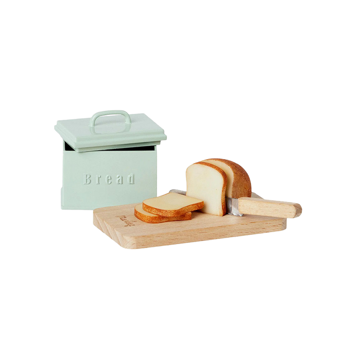 Bread Box w/ Utensils, Miniature