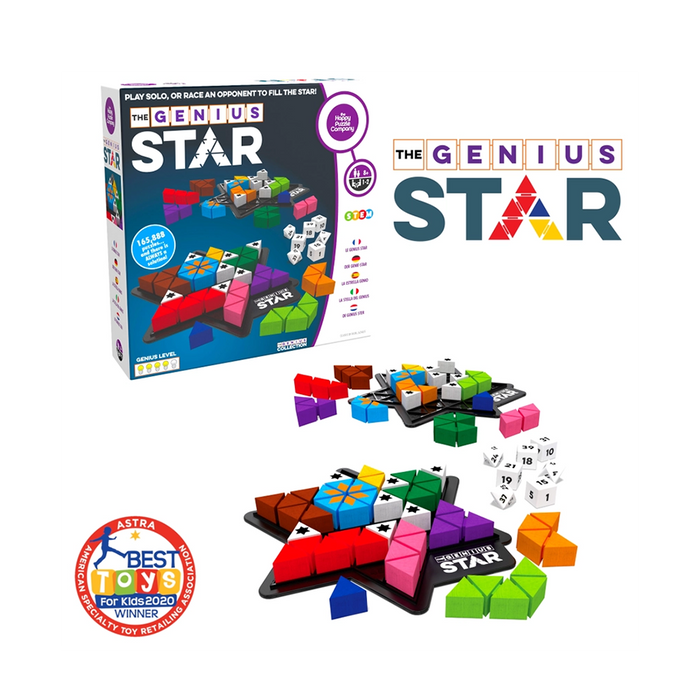 Genius Star - Award Winner 165,888 Solution Stem Puzzle Game