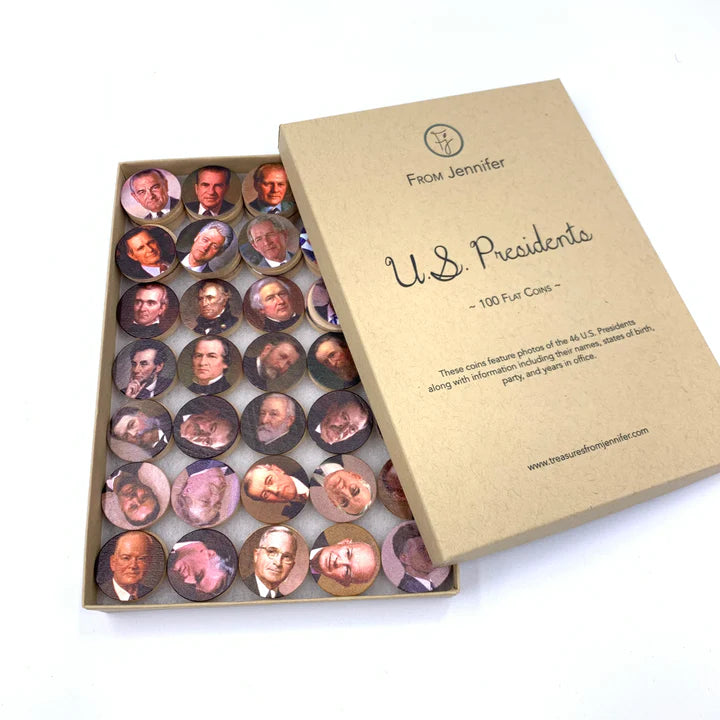 U.S. Presidents Peg Coins