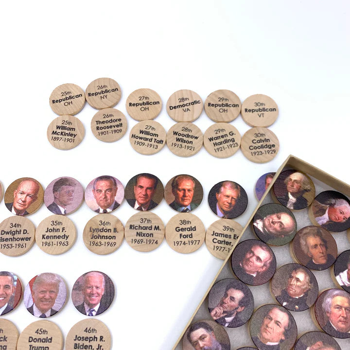 U.S. Presidents Peg Coins