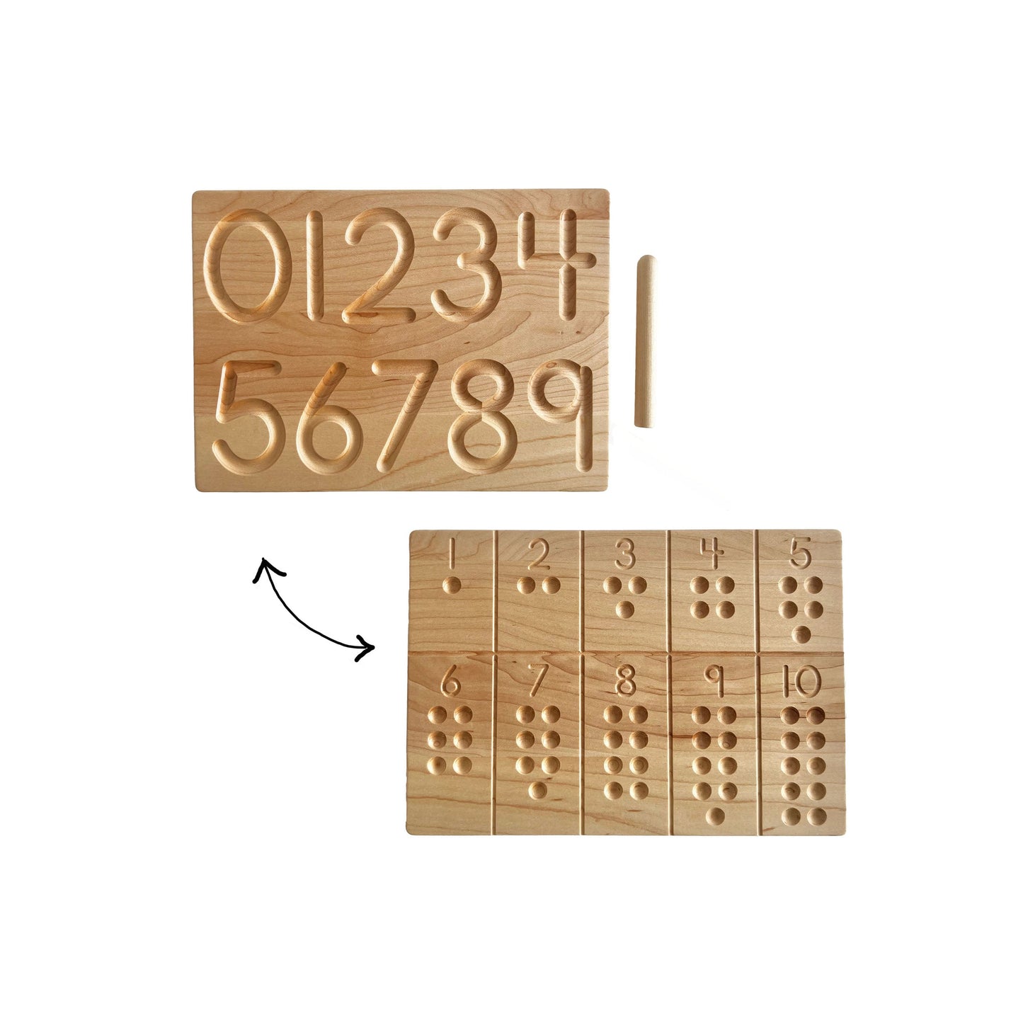 1-10 Reversible Number Board